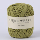 High quality Solid color organza yarn 70g each skein