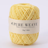 High quality Solid color organza yarn 70g each skein