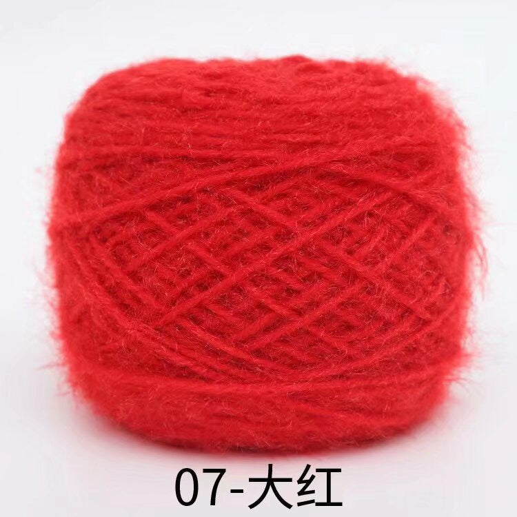 Polyester squirrel fluff solid color yarn&nbsp;