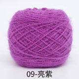 Polyester squirrel fluff solid color yarn&nbsp;