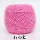 Polyester squirrel fluff solid color yarn&nbsp;