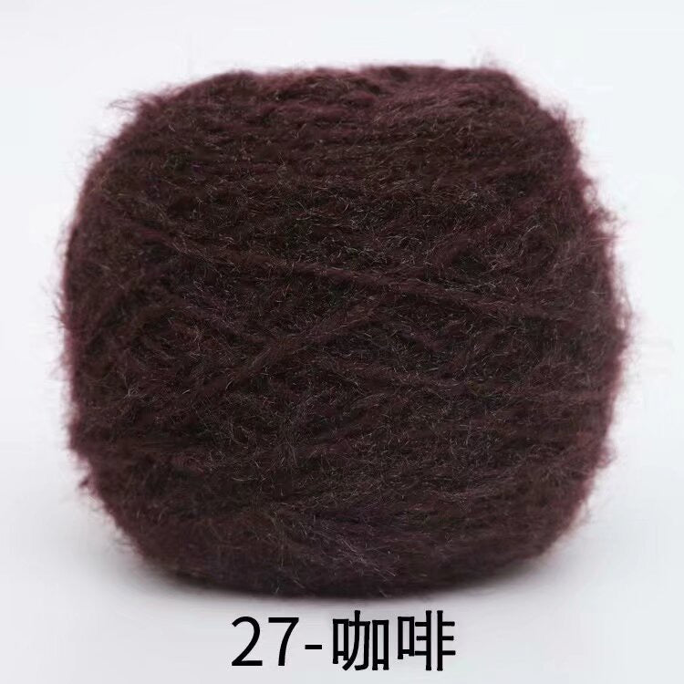Polyester squirrel fluff solid color yarn&nbsp;