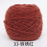 Polyester squirrel fluff solid color yarn&nbsp;