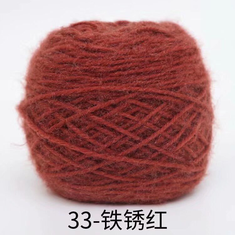 Polyester squirrel fluff solid color yarn&nbsp;
