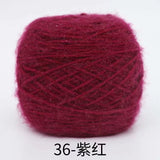 Polyester squirrel fluff solid color yarn&nbsp;