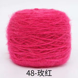 Polyester squirrel fluff solid color yarn&nbsp;