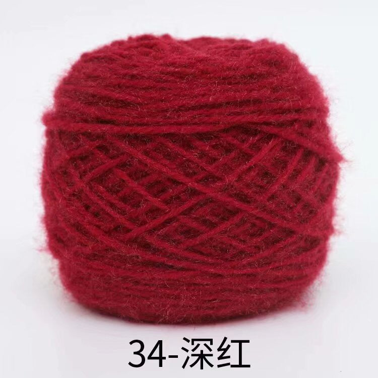 Polyester squirrel fluff solid color yarn&nbsp;