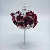 High quality chiffon flower print fabric scunchie&nbsp;