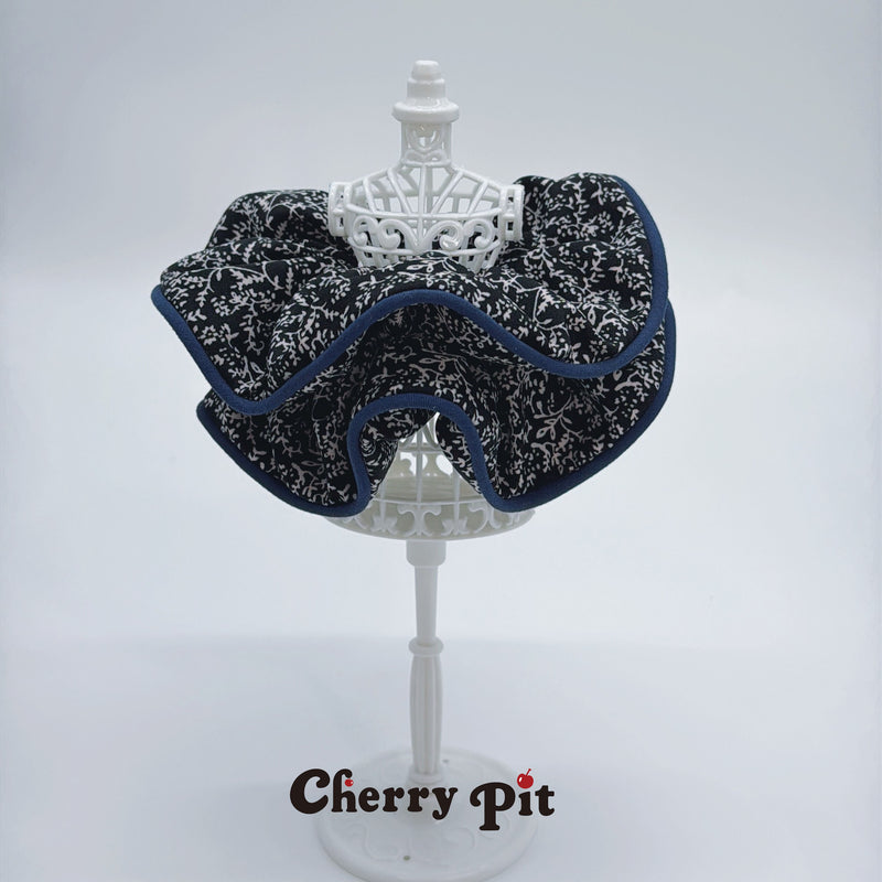 polyester floral print fabric scunchie&nbsp;