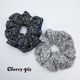 polyester floral print fabric scunchie&nbsp;