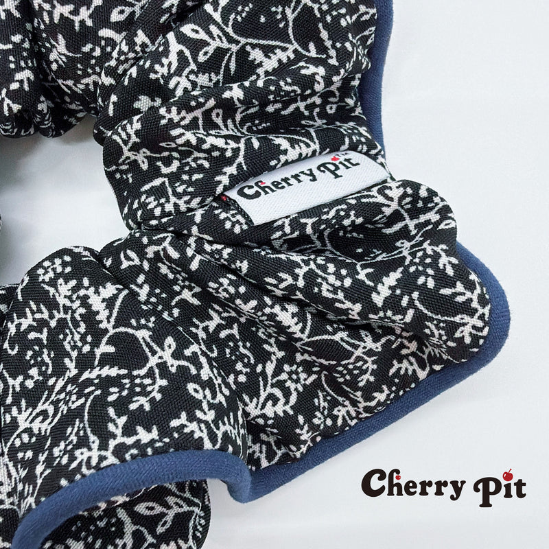 polyester floral print fabric scunchie&nbsp;