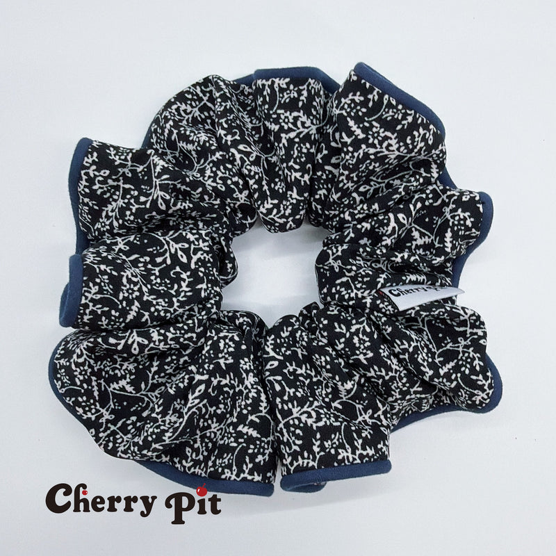 polyester floral print fabric scunchie&nbsp;