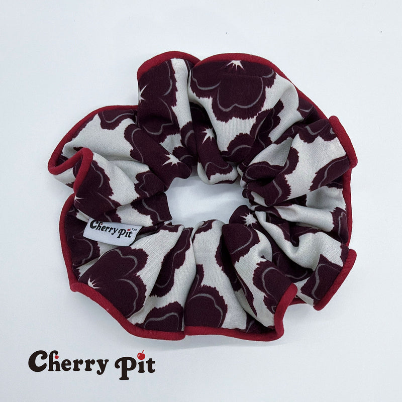 High quality chiffon flower print fabric scunchie&nbsp;