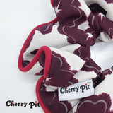 High quality chiffon flower print fabric scunchie&nbsp;