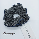 polyester floral print fabric scunchie&nbsp;