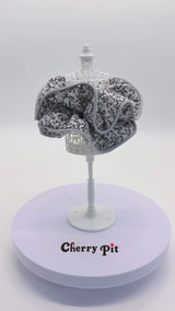 polyester floral print fabric scunchie&nbsp;